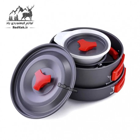 ست ظرف مسافرتی 2 نفره پکینیو مدل اسپایس 2 رنگ مشکی