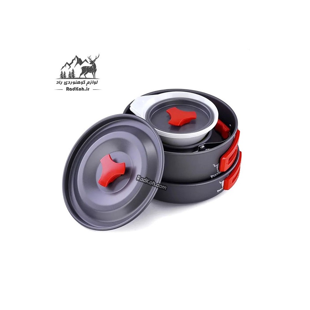 ست ظرف مسافرتی 2 نفره پکینیو مدل اسپایس 2 رنگ مشکی