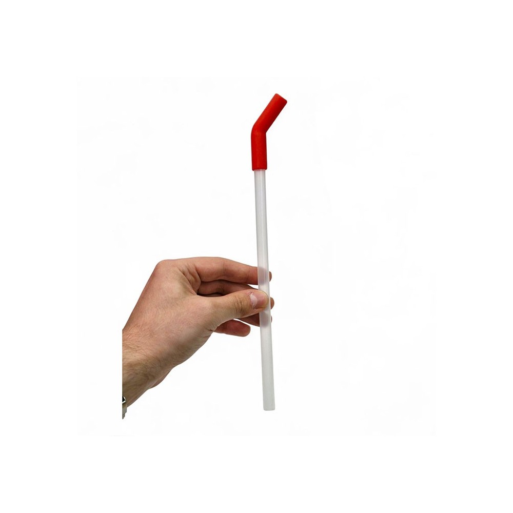 نی پلاستیکی ضخیم نوشیدنی کد 2-25487 رنگ قرمز