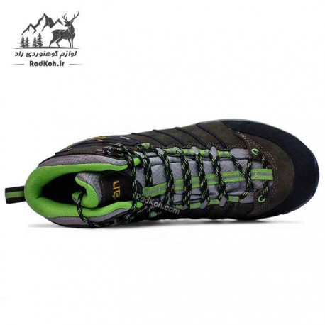 کفش طبیعت گردی لاوان مدل اج رنگ سبز تیره