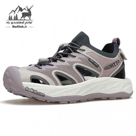 صندل هومتو زنانه مدل 760763B-3 رنگ طوسی/یاسی