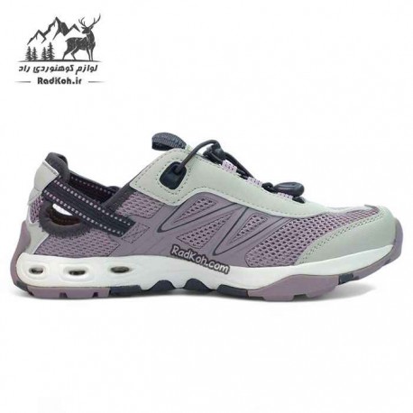 کفش صندل زنانه هامتو مدل 660958B-10 رنگ طوسی/یاسی