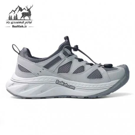 کفش زنانه هامتو 160171B-2 رنگ طوسی با زیره ضد لغزش و سبک، مناسب مسیرهای طولانی و فعالیت‌های ورزشی