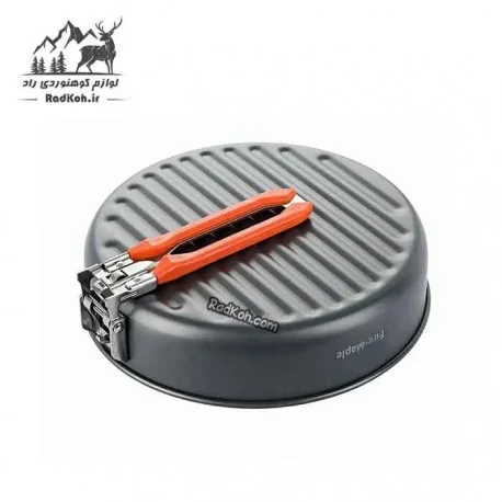 ماهیتابه کمپینگ فایر مپل FEAST FP با دسته تاشو مناسب در فضای باز