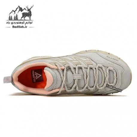 کفش هامتو 360038B-6 با ترکیب رنگ کرم بژ/صورتی، زیره ضدلغزش و فرم ارگونومیک برای راحتی بیشتر