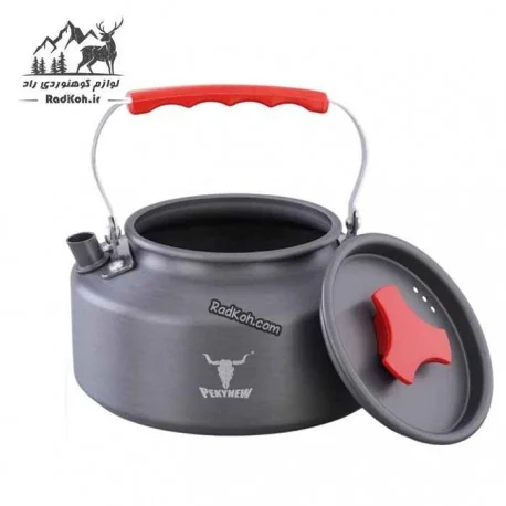 کتری پکینیو مدل TASTE 1 با بدنه آلومینیومی و دسته ضد حرارت، مناسب برای کمپینگ