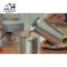 کیت کامل فرنچ پرس Fire Maple Antarcti شامل لیوان و ظرف دم‌ آوری روی میز کمپ