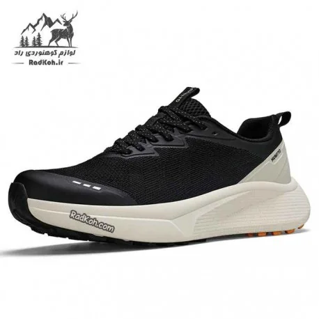 کفش اسپرت مردانه هامتو مدل 360822A-1 با طراحی مشکی و زیره مقاوم