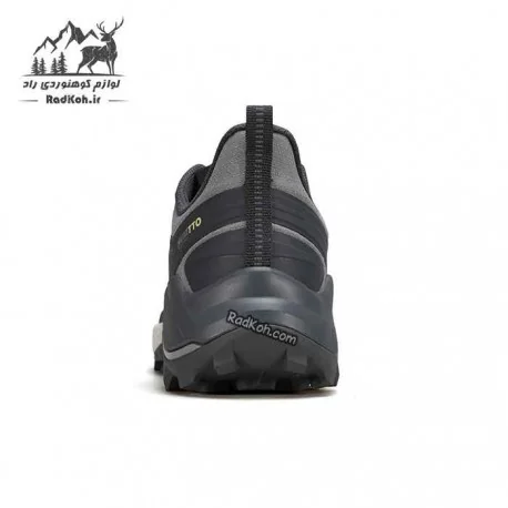 کفش هامتو مردانه 860611A-2 رنگ طوسی/خاکستری تیره با رویه تنفسی و بندهای قابل تنظیم 