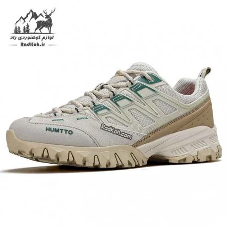 کفش زنانه هامتو مدل 360038B-5 رنگ کرم(بژ)/سبز مناسب طبیعت‌ گردی