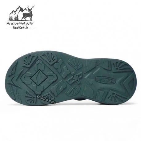 صندل پیاده روی مردانه اسنوهاک مدل PLAYA رنگ مشکی/سبز با طراحی مقاوم
