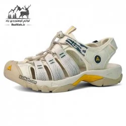 صندل زنانه هامتو مدل 710445B-24 رنگ کرم(بژ)/سبز