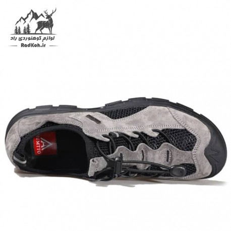 کفش پیاده روی تابستانه مردانه هومتو مدل humtto 320300A-3 رنگ خاکستری تیره