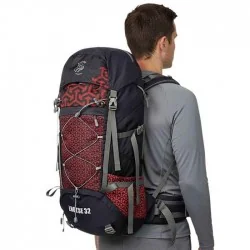 کوله کوه صخره مدل لوتسه 32 لیتری رنگ زرشکی/مشکی