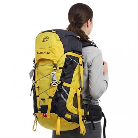 کوله پشتی 32 لیتری قایا مدل ایلمان رنگ زرد/مشکی