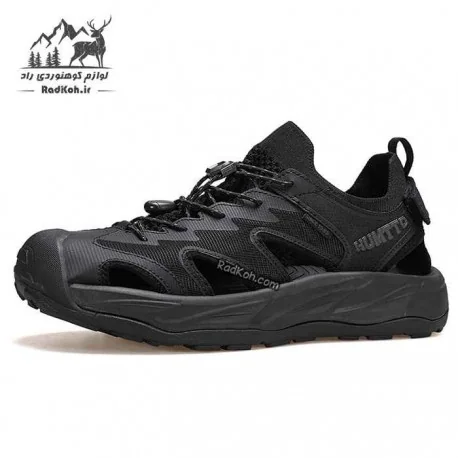 صندل جلو بسته هامتو زنانه مدل 760763B-1 رنگ مشکی