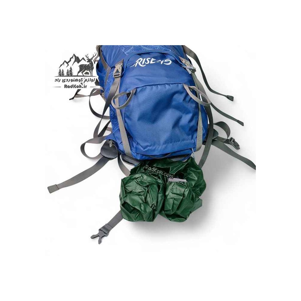 کوله پشتی صخره  45 لیتر مدل رایز با قابلیت تنظیم کامل کوله، بند شانه و کمر ارگونومیک