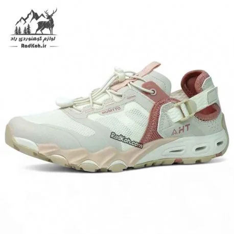 کفش صندل زنانه هامتو مدل 630551B-16 رنگ کرم(بژ)/مرجانی