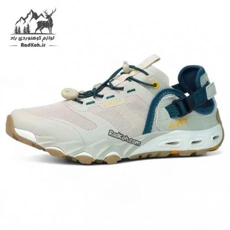 کفش صندل زنانه هامتو مدل 630551B-19 رنگ کرم(بژ)/سبز