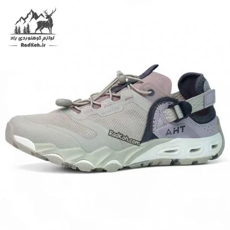 کفش صندل زنانه هامتو مدل 630551B-20 رنگ کرم(بژ)/یاسی