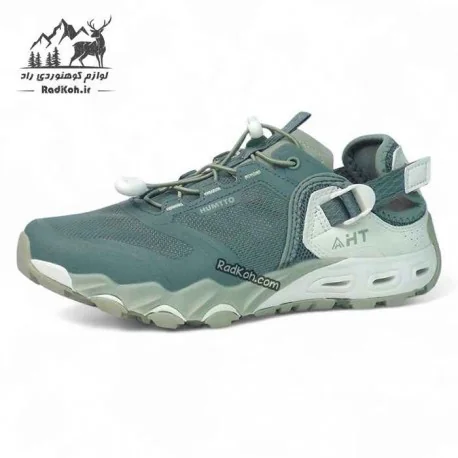 کفش زنانه هامتو مدل 630551B-21 رنگ سفید/سبز