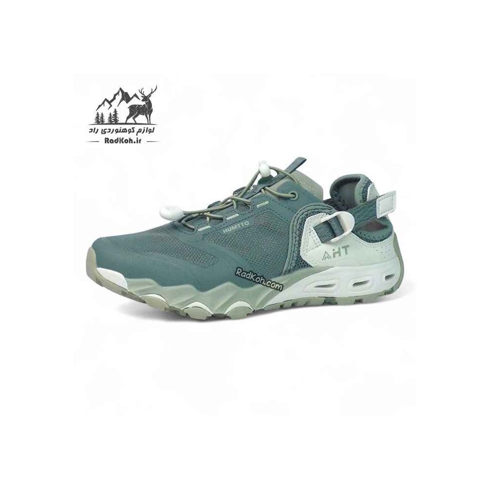 کفش زنانه هامتو مدل 630551B-21 رنگ سفید/سبز