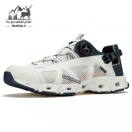 کفش صندل مردانه هامتو مدل 660426A-4 رنگ سفید/سرمه ای