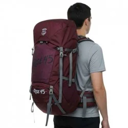 کوله پشتی 45 لیتری صخره مدل رایز رنگ زرشکی