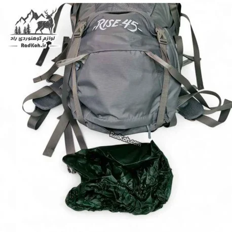کوله کوه نوردی 45 لیتری صخره با جیب‌های جانبی مناسب بطری آب و تجهیزات