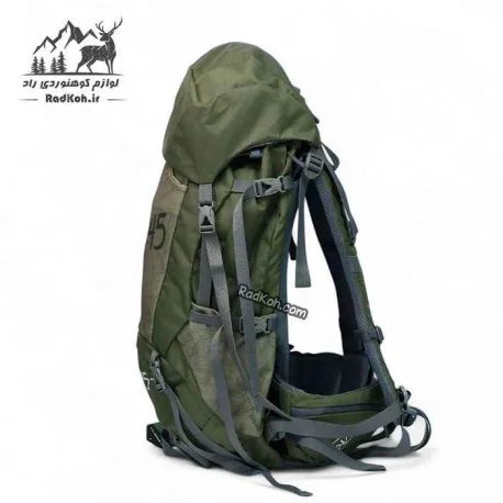 کوله پشتی 45 لیتری صخره با بند سینه و بند کمری قابل تنظیم