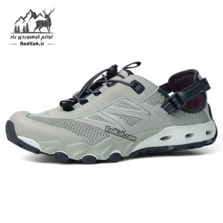 صندل تابستانی زنانه هامتو مدل 660958B-24 رنگ طوسی/خاکستری تیره