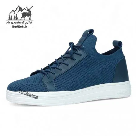 کفش جورابی مردانه هامتو مدل 360355A-1 سرمه ای/سفید