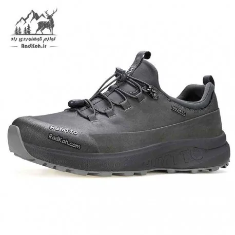 کفش چرم مردانه هامتو مدل 360048A-2 خاکستری تیره