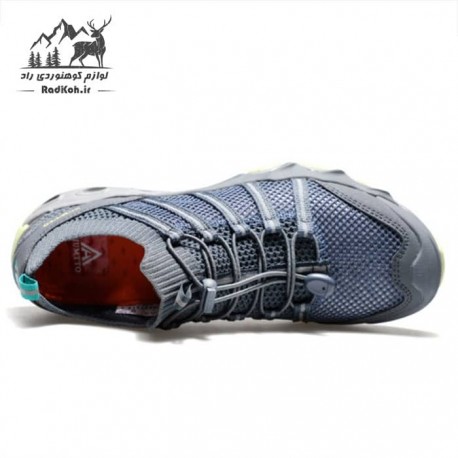 کفش رانینگ مردانه هومتو مدل humtto 620721A-2 رنگ سرمه ای/سبز فسفری