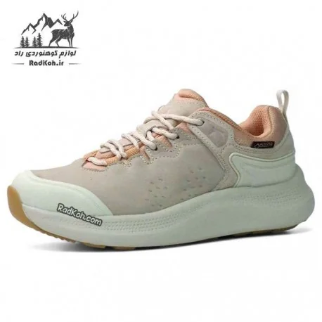 کفش چرم زنانه هامتو مدل 360979B-1 کرم(بژ)/صورتی