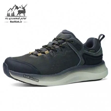 کفش چرم مردانه هامتو مدل 360979A-2 خاکستری تیره