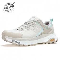 کفش چرم زنانه هامتو مدل 360348B-2 کرم(بژ)/آبی