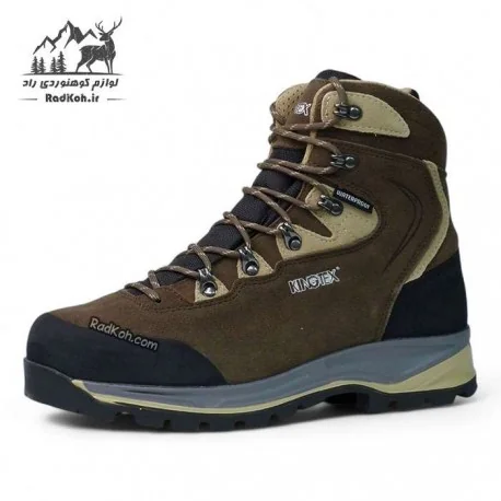 کفش کوهنوردی مردانه کینگ‌تکس مدل Milan با زیره ضد لغزش و طراحی مقاوم