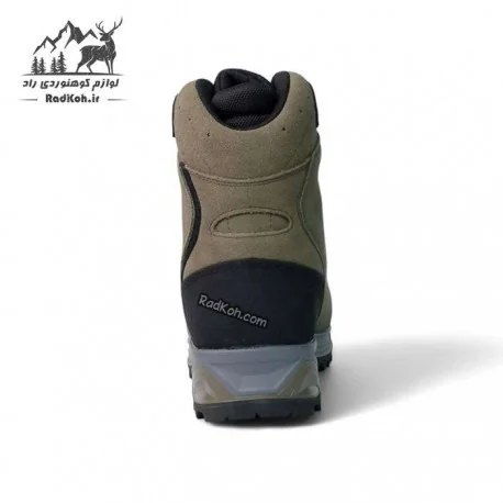 کفش ساق دار مردانه کینگ تکس مدل میلان Milan رنگ خاکی