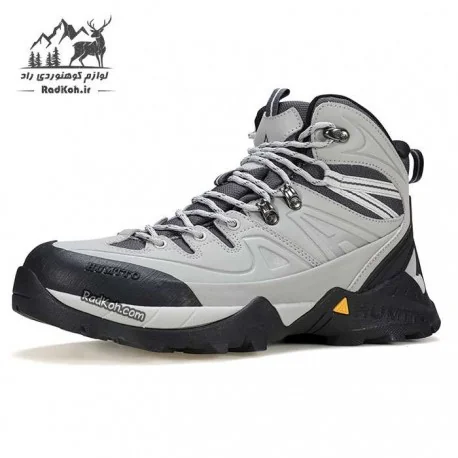 کفش مردانه هامتو مدل 260195A-1 طوسی/مشکی