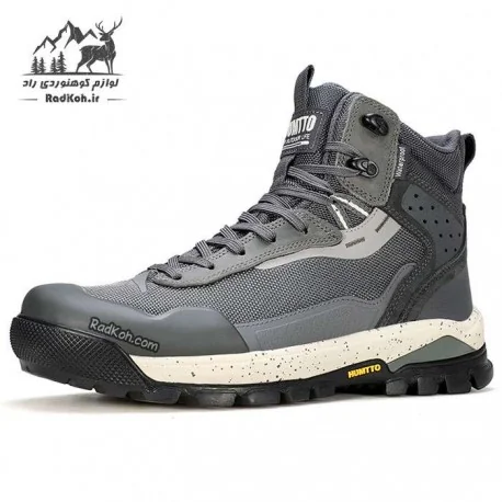 کفش مردانه هامتو مدل 260647A-4 خاکستری تیره/زیتونی