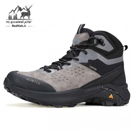 کفش طبیعت گردی مردانه هامتو مدل 260370A-1 مشکی/خاکستری