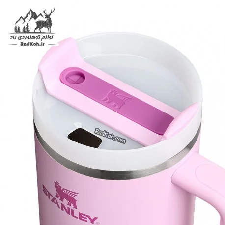 ماگ 1.18 لیتر استنلی تامبلر Quencher H2.0 مناسب برای جا لیوانی خودرو