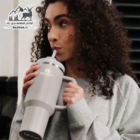 ماگ استنلی 1.18 لیتر Quencher H2.0 Tumbler رنگ طوسی