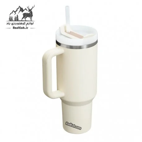 لیوان استنلی بزرگ برای نوشیدنی‌های سرد در سفر و طبیعت‌ گردی