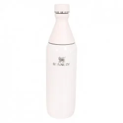 بطری استنلی 590 میلی لیتر مدل slim bottle رنگ صورتی روشن