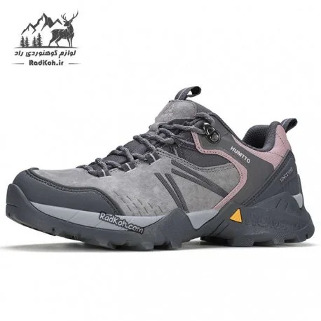 کفش پیاده روی زنانه هامتو مدل 160986B-1 خاکستری/صورتی