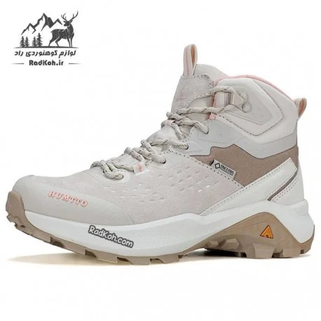 کفش ساق دار زنانه هامتو مدل 260370B-2 کرم(بژ)/صورتی