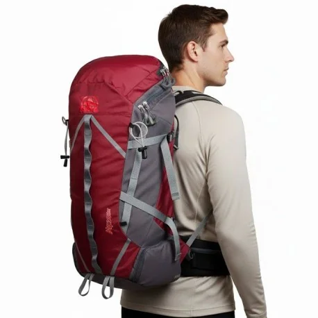 کوله پشتی مسافرتی 30 لیتری قایا مدل آلپ رنگ زرشکی