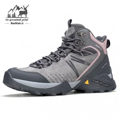 نیم بوت زنانه هامتو مدل 260336B-1 خاکستری/صورتی